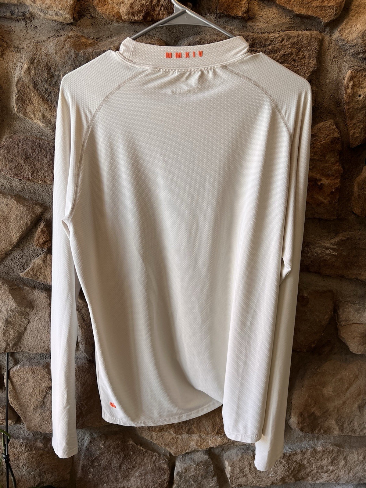 YoungLA men’s Long Sleeve High Neck Shirt Cream Medium gallery