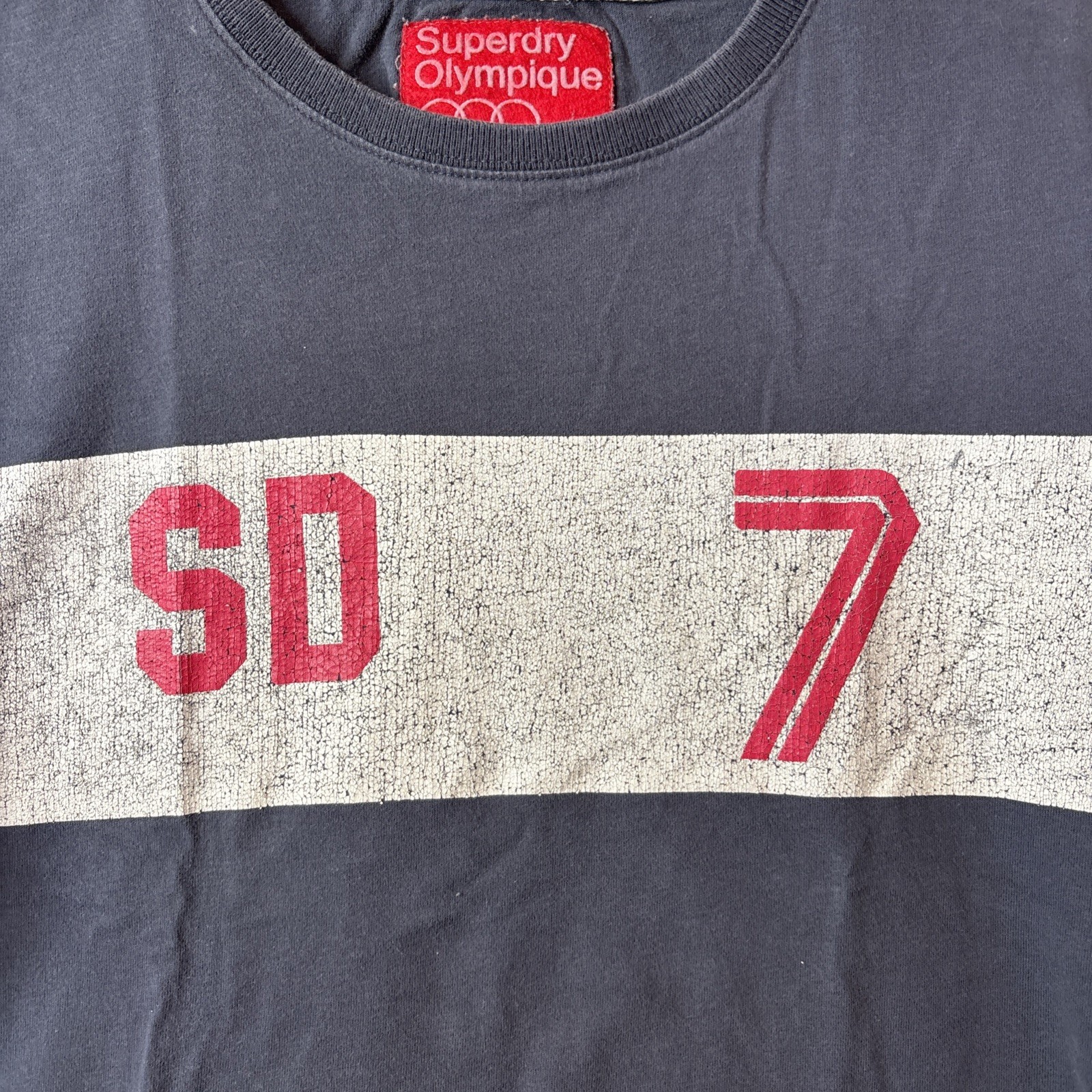 Superdry olynpique SD 7 Blue T-shirt in Medium Slim gallery