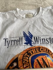 Aime Leon Dore ALD Tyrrell Winston Bigger Than The Pope White Tee T Shirt XLarge
