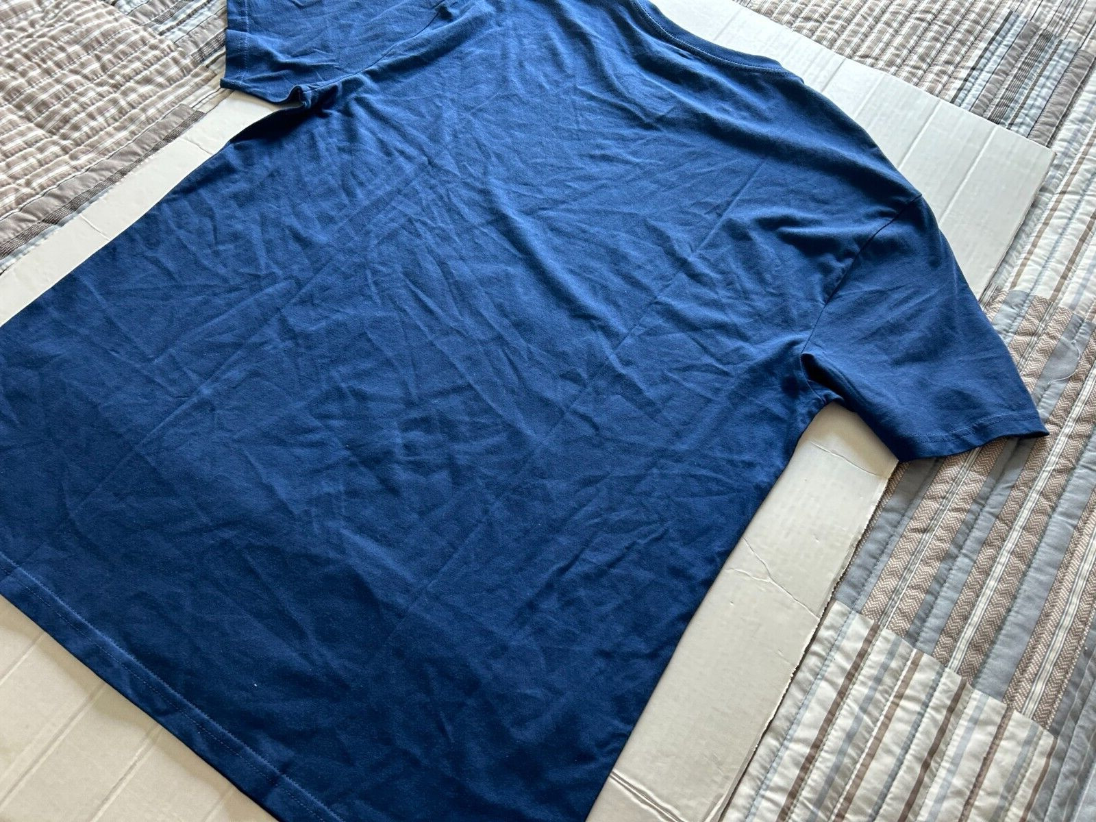 HURLEY SIZE LARGE DARK BLUE SHORT SLEEVE T-SHIRT...SEE DESCRIPTION gallery