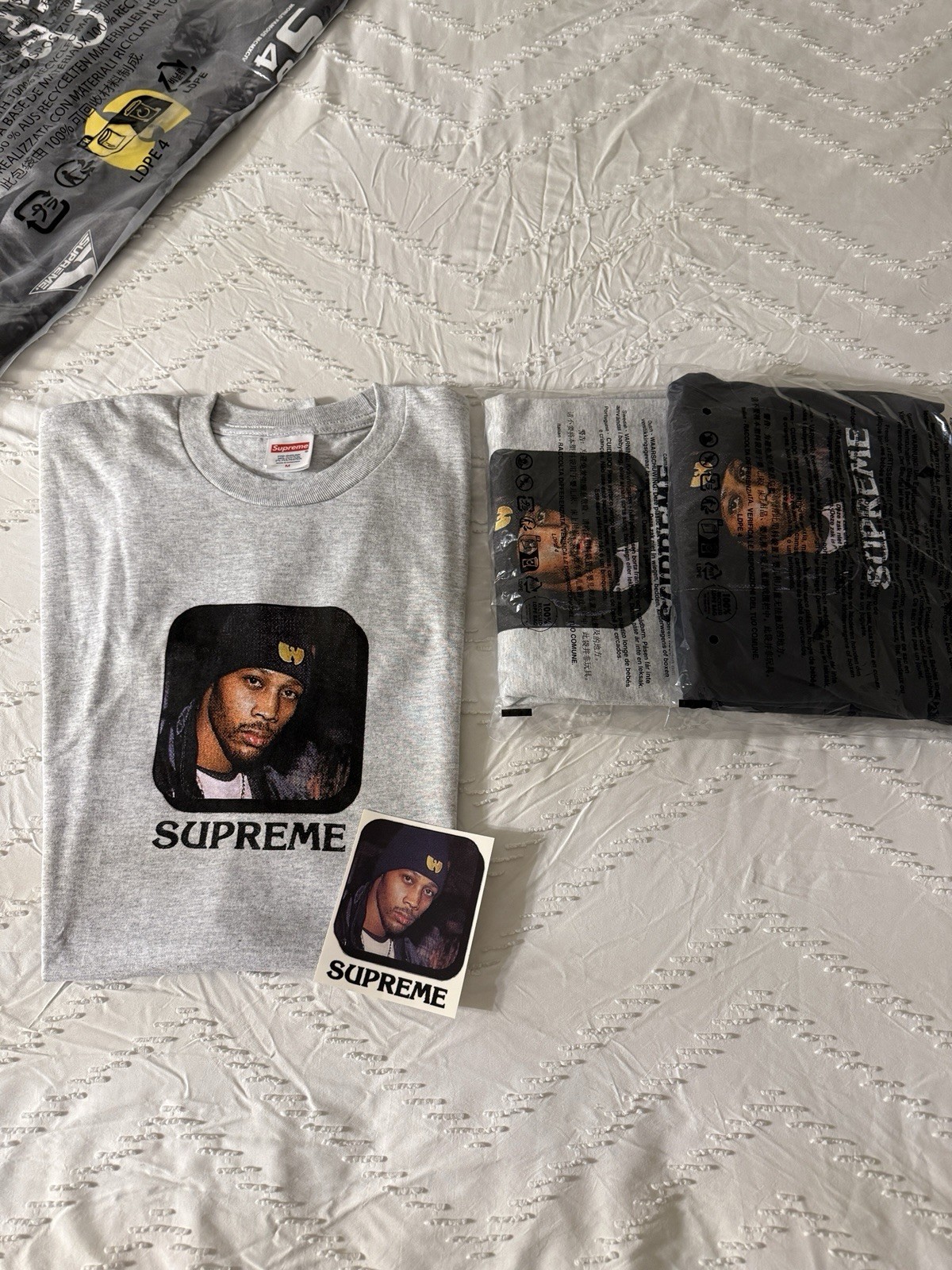 Supreme/Wu-Tang Clan RZA Tee FW25 Limited Edition Size XL BRAND NEW gallery