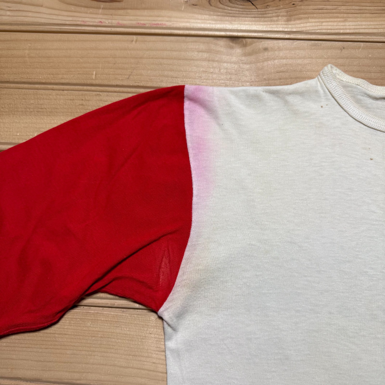 Vintage 80s Albany State University Collegiate Henley Raglan T-Shirt USA Medium gallery