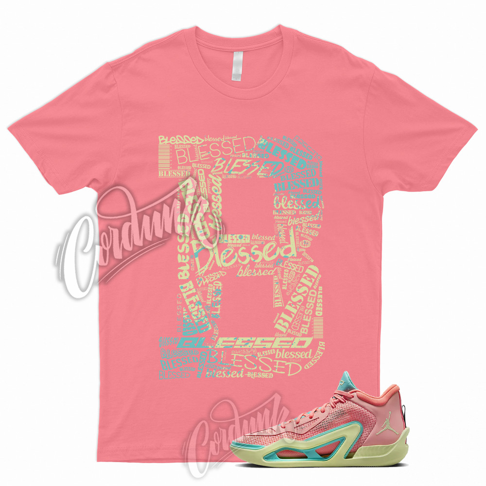 BLESSED Shirt for Tatum 1 Pink Lemonade Tint Lava Glow Aurora Green Barely Volt