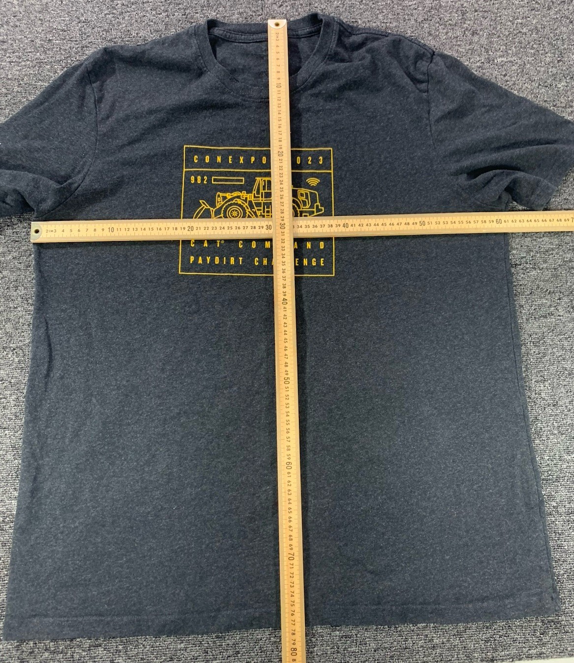 District Re-Tee T-shirt Mens XXL Charcoal Crew Neck gallery