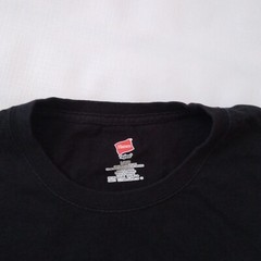 Hanes Black Tagless Unisex VOLT Preshrunk Cotton Graphic Print Tee Adult Large