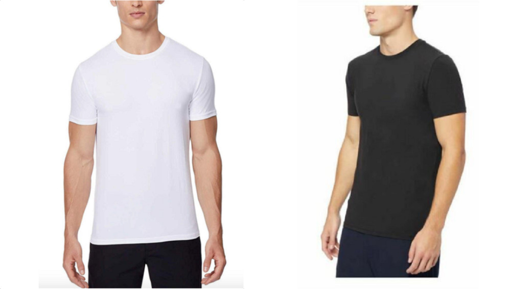 32 DEGREES Cool Men's Crew neck Short Sleeve Shirt, 1,2 ,3 Shirt