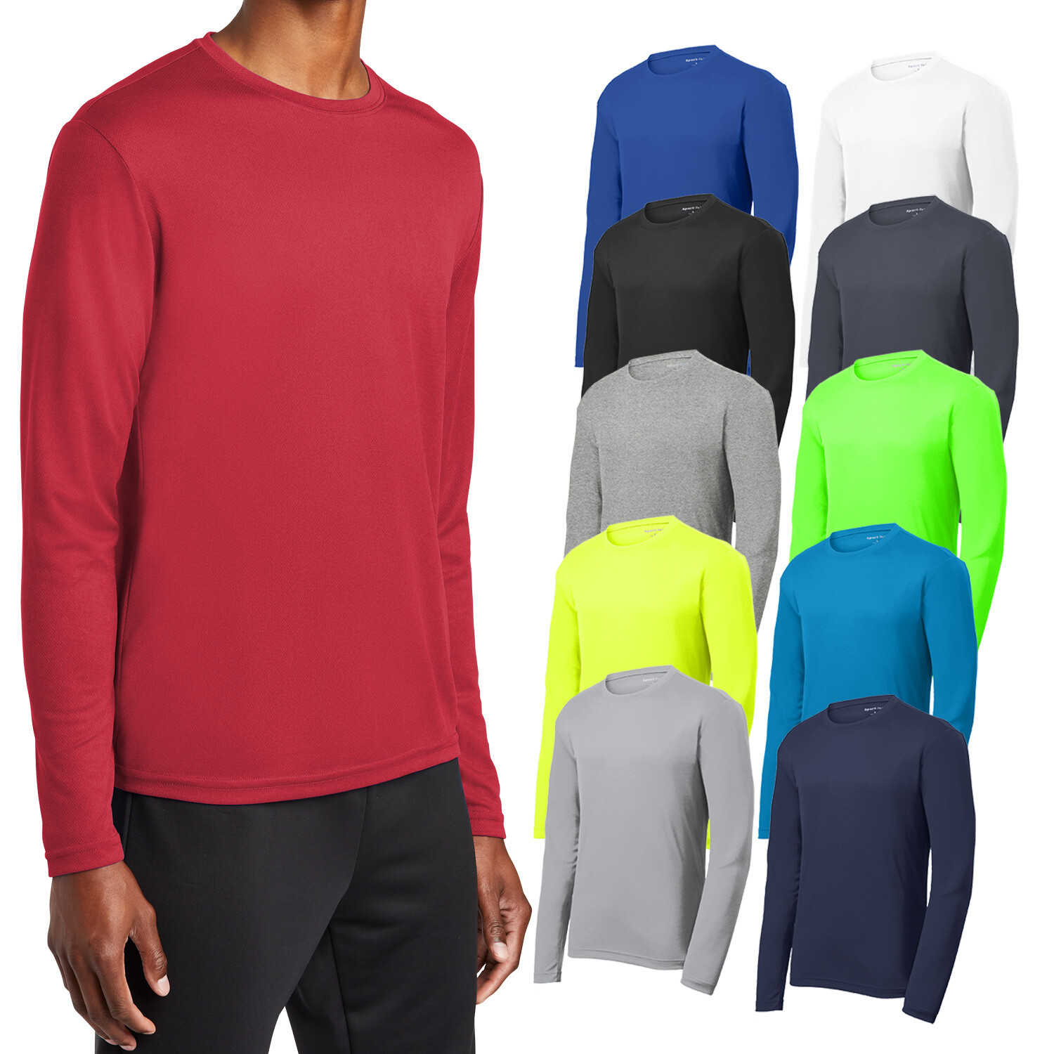 ST340LS Sport-Tek PosiCharge RacerMesh Long Sleeve Tee gallery