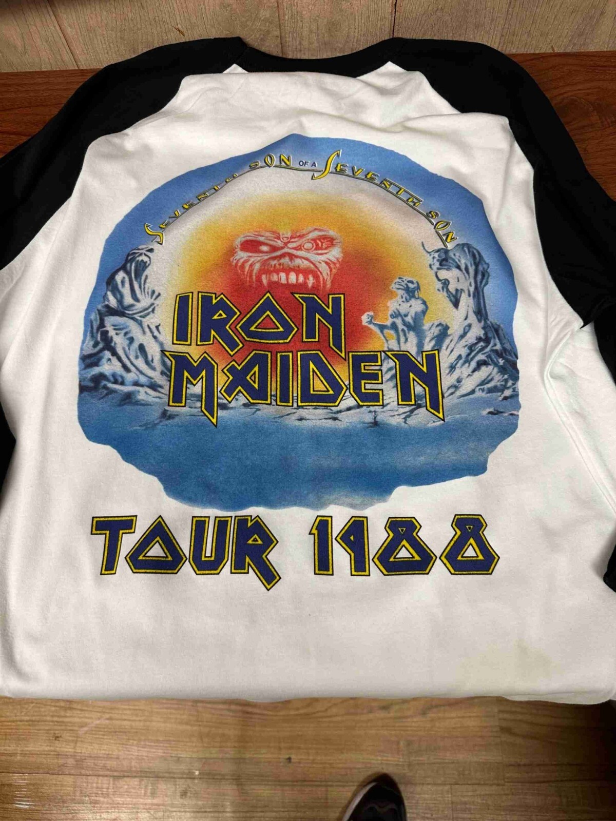 Iron Maiden Seventh Son of a Seventh Son Tour 1988 Raglan S to 3XL gallery