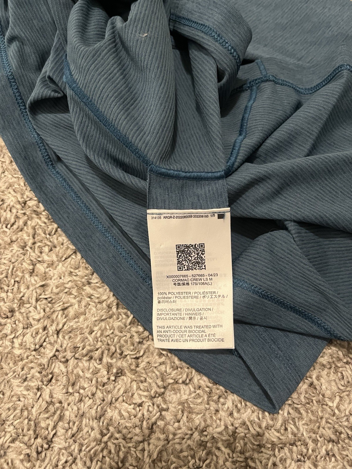 Arcteryx Cormac Longsleeve Shirt Large gallery