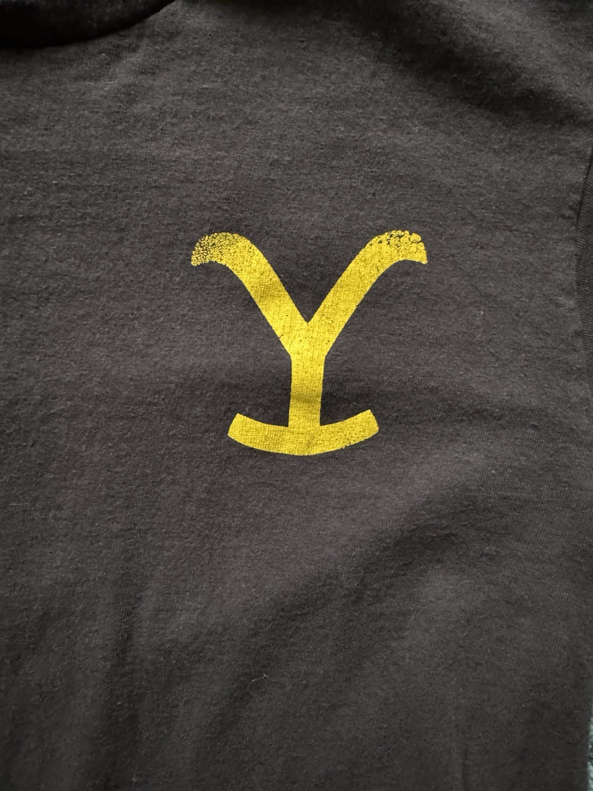 Yellowstone TV Show T-Shirt • Black w/Yellow Graphic • Men’s Size Medium gallery