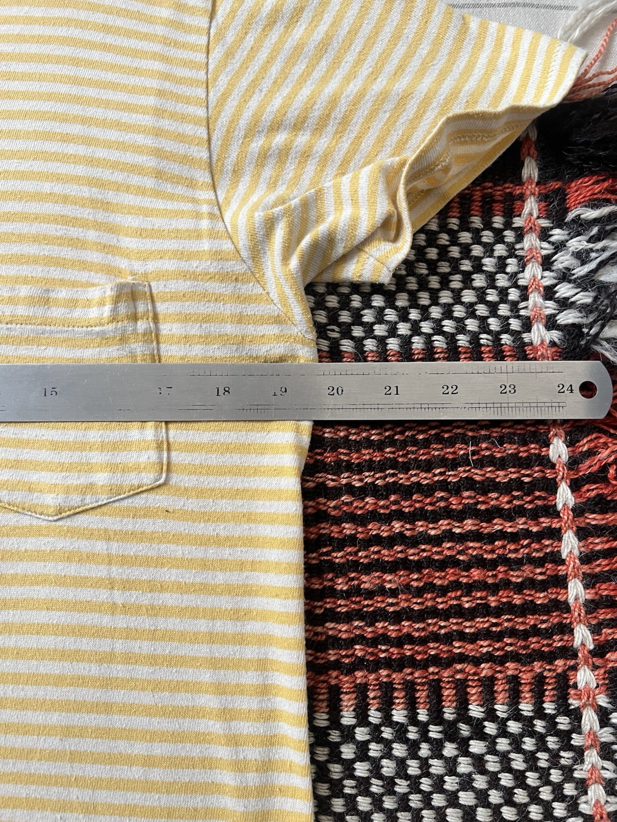 LVC Levi's Vintage Clothing T-Shirt M 60s Casuals Yellow Stripe Ringer Neck 2012 gallery