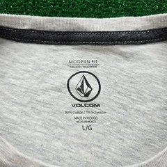 Volcom Tshirt Mens Large Gray True To This Modern Fit Outdoor Casual Skater
