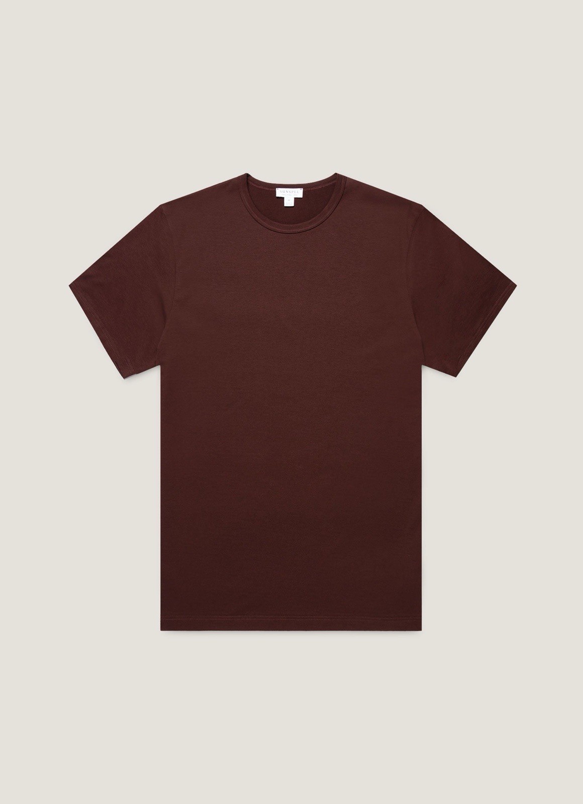SUNSPEL Men’s Classic Short Sleeve T-Shirt, Bakelite (Reddish Brown) , Size XXL gallery