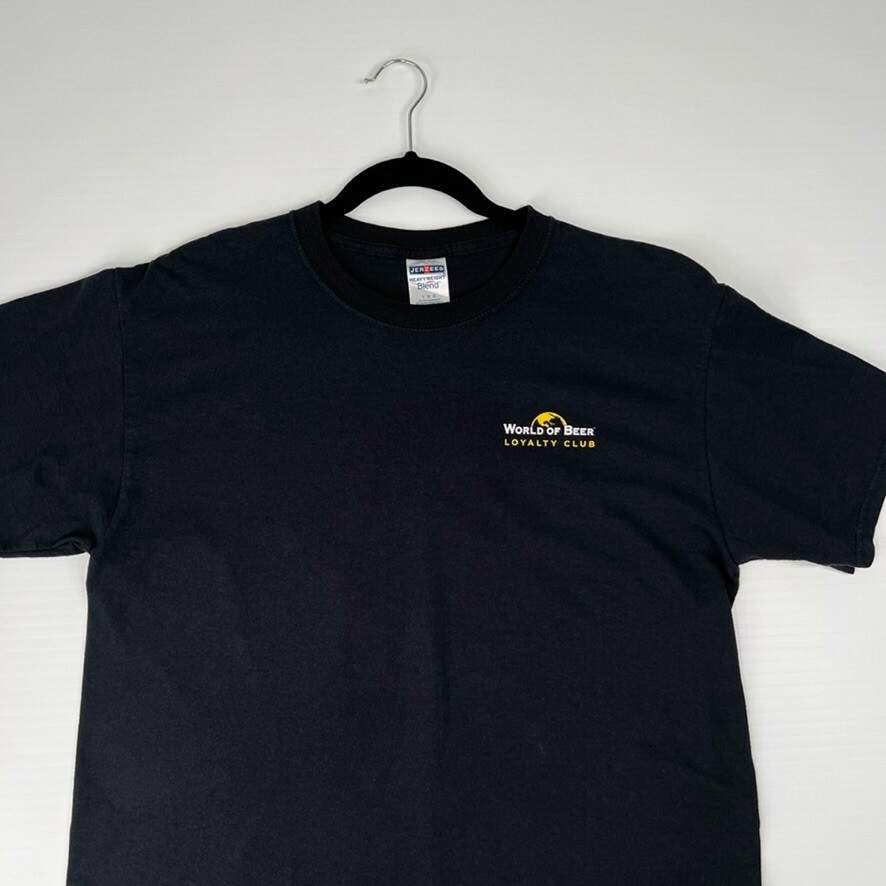 World Of Beer Shirt Men Large Loyalty Club 50 WOB Culture Work Party Gym Go gallery