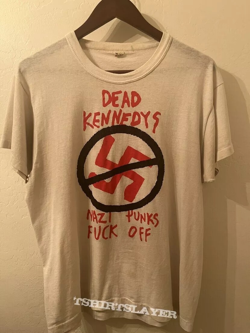Dead Kennedys Nazi Punks Fuk Off Cotton White Unisex T-shirt Reprint S-5XL gallery
