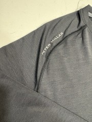Peter Millar Performance Aurora Long Sleeve Base Layer Mens XL Black Stretch