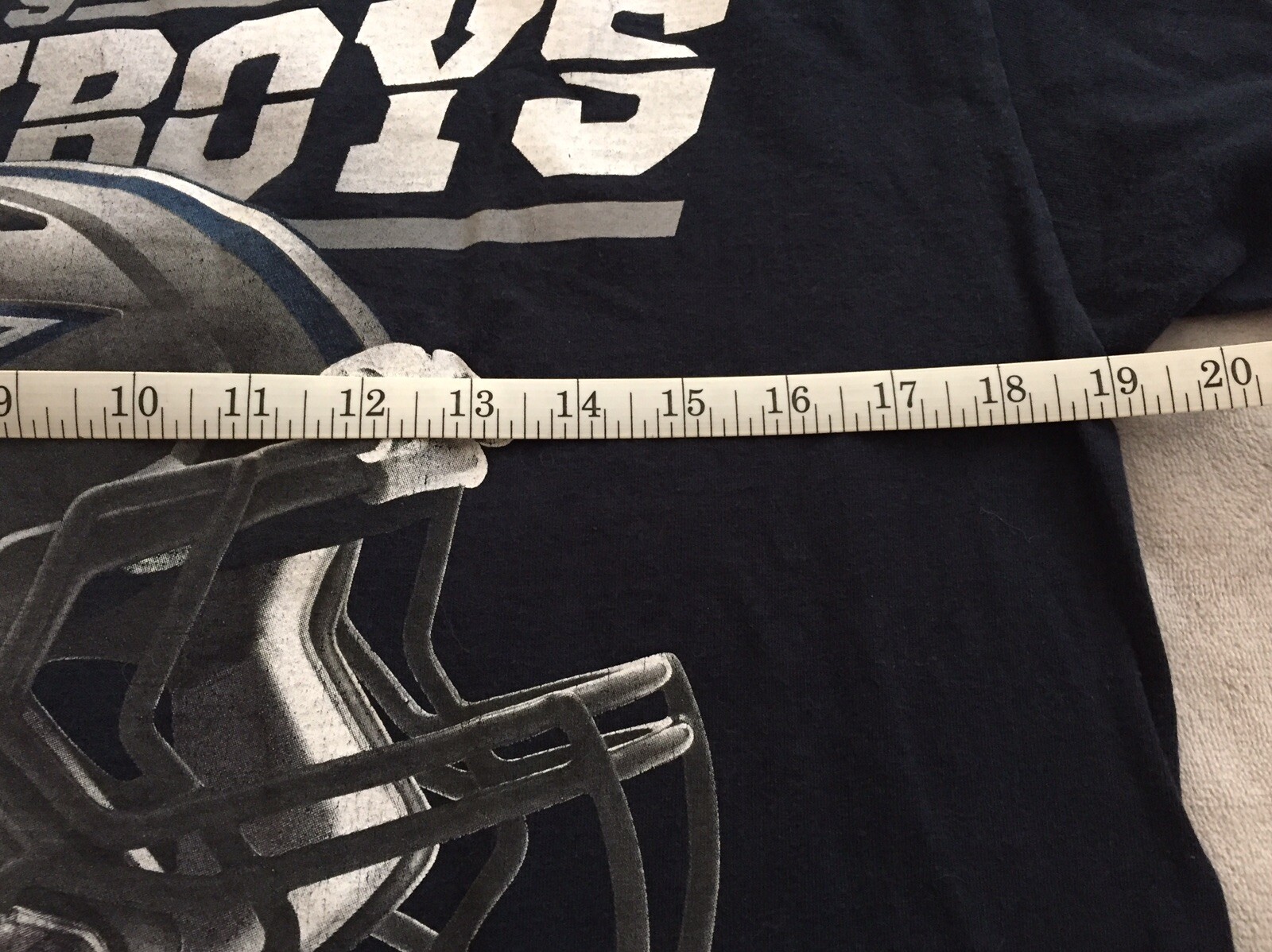 NFL Football DALLAS COWBOYS Authentic Navy Blue T-shirt Men's Size Medium Used gallery