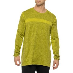 Stio Basis Seamless Midweight Base Layer Top Long Sleeve Men Sz XL Mustard