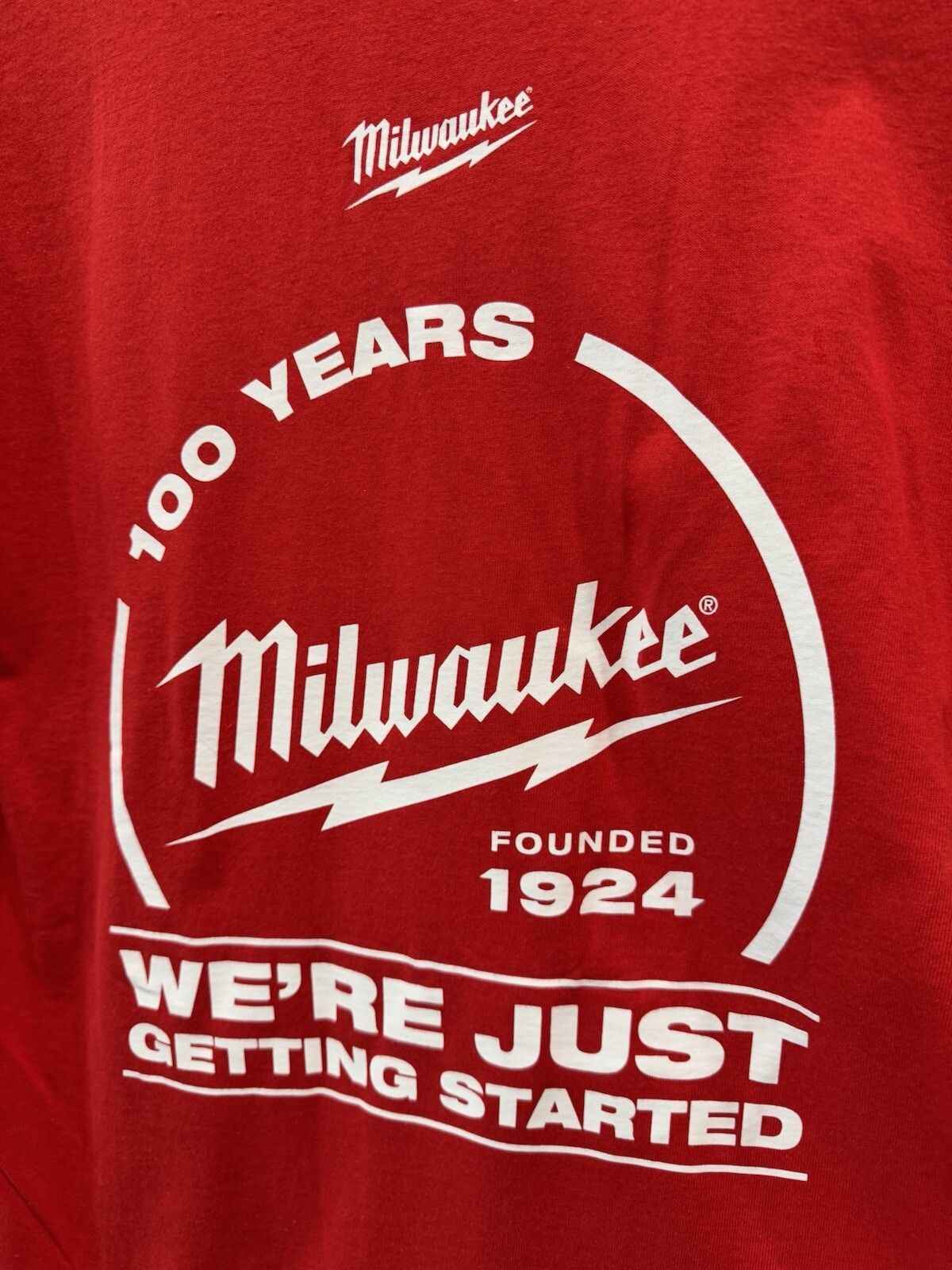 Milwaukee T Shirt Unisex Graphic Print Celebrating 100 Years M medium NEW gallery