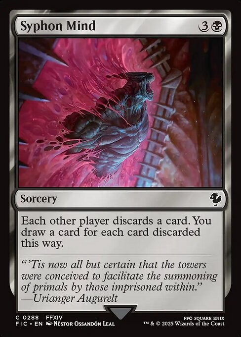 Syphon Mind 288 C Normal FIC MTG NM