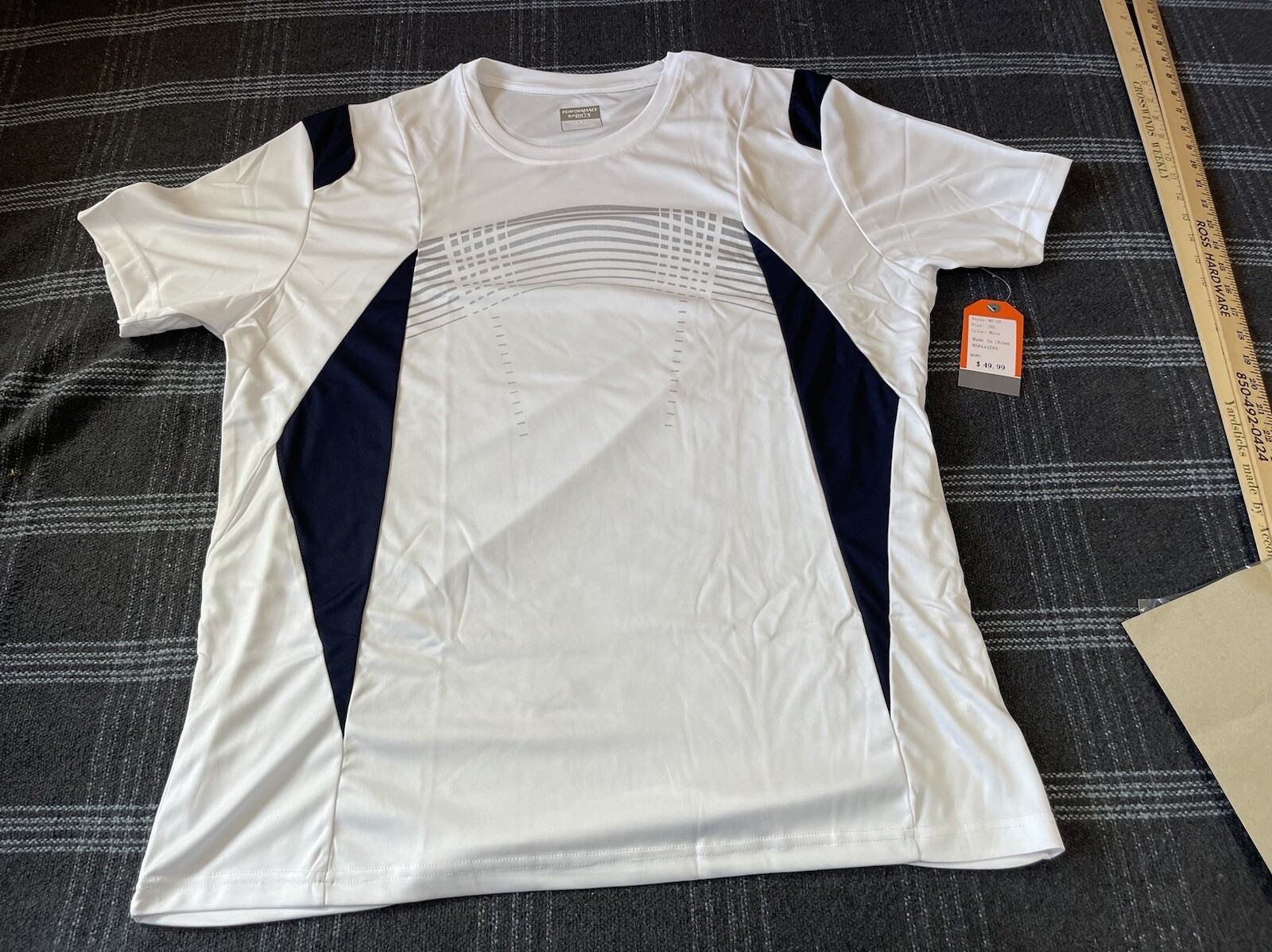 Performance Sports Men's Tee Shirt Size XXL Lightweight Short Sleeve Breathable gallery