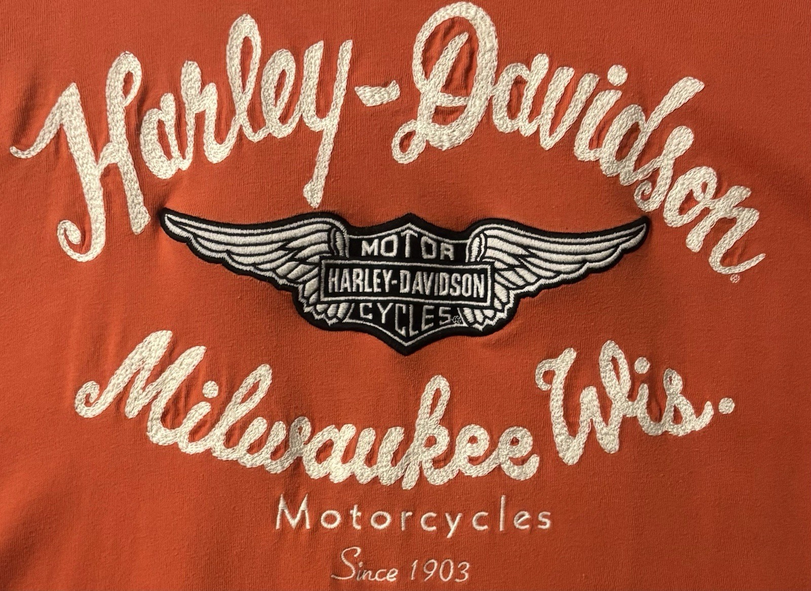Harley Davidson Long Sleeve Ringer T-Shirt - Milwaukee 2XL gallery