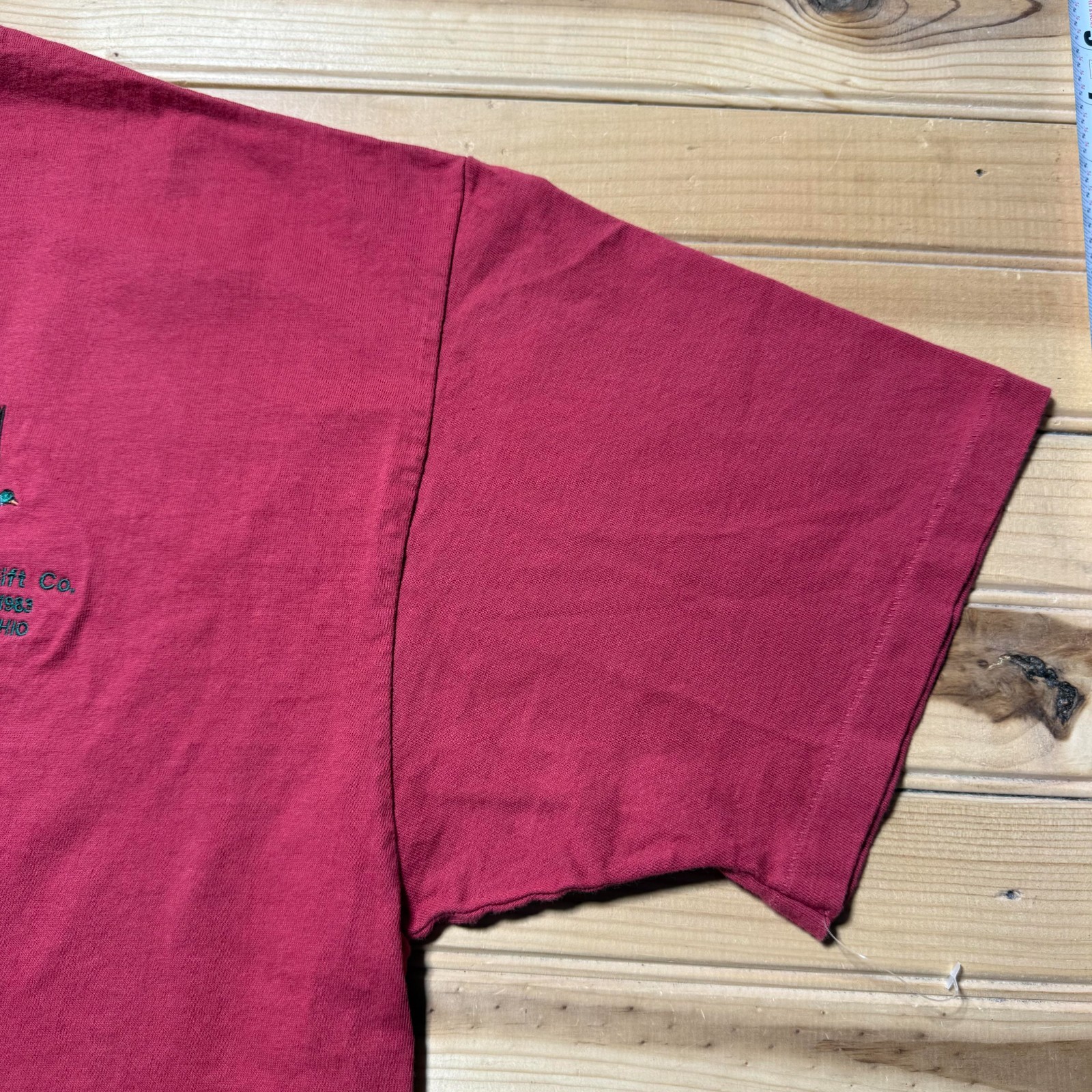 Vintage 90s Mallard Bay Gift Co Home Decor Gift Shop Embroidered Promo Shirt XXL gallery