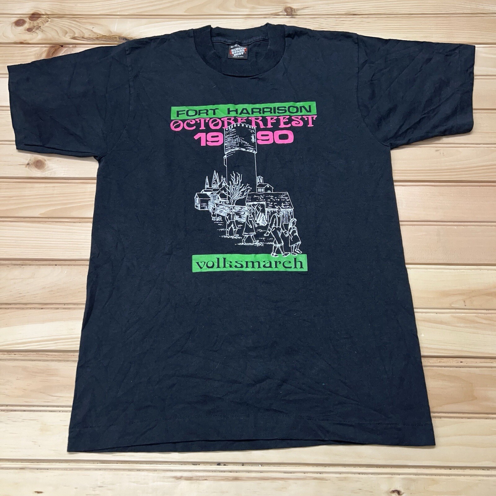 Vintage 1990 Fort Harrison Oktoberfest Octoberfest Shirt Size Medium
