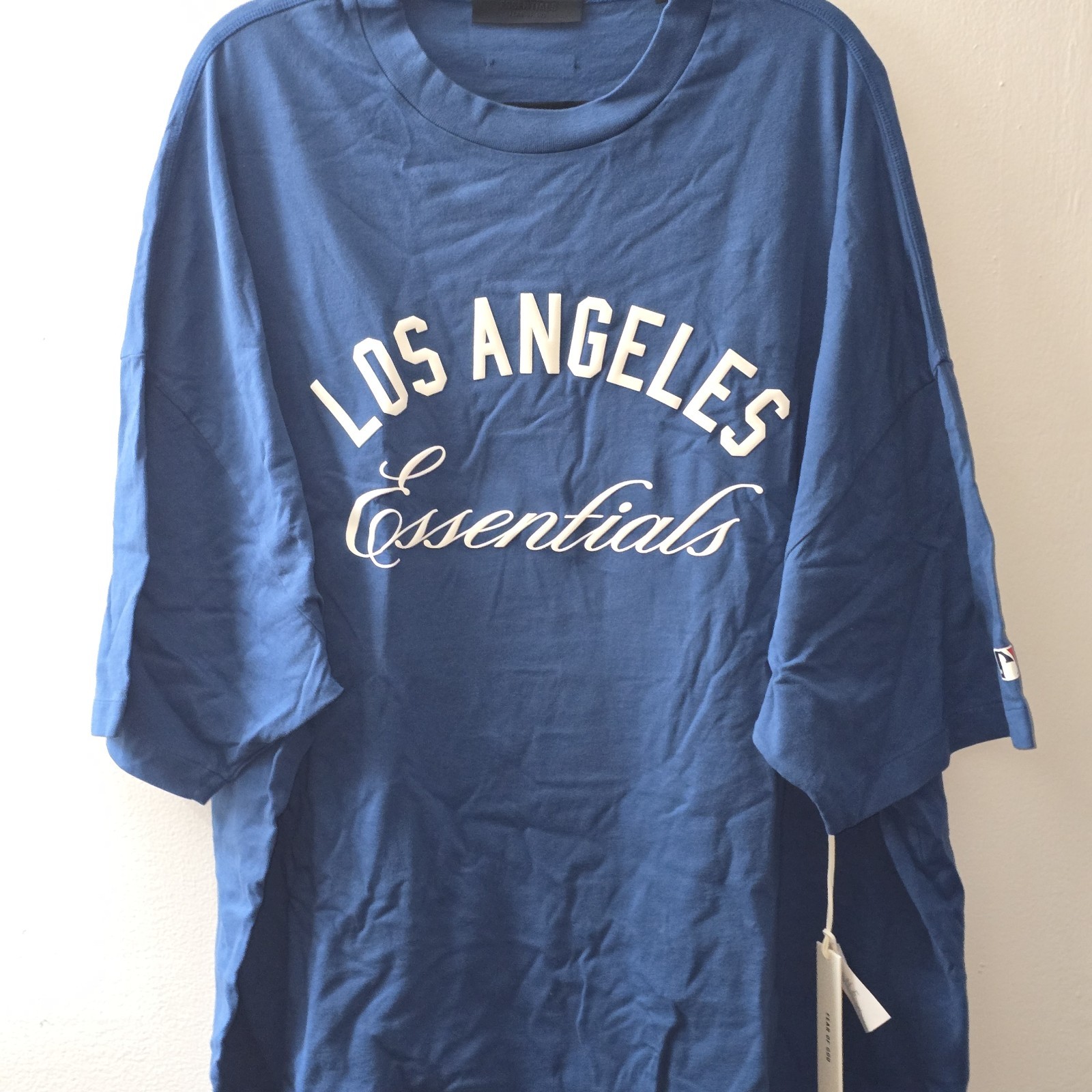 Fear Of God Essentials x MLB Los Angeles Dodgers LA Blue T-Shirt XL NWT gallery