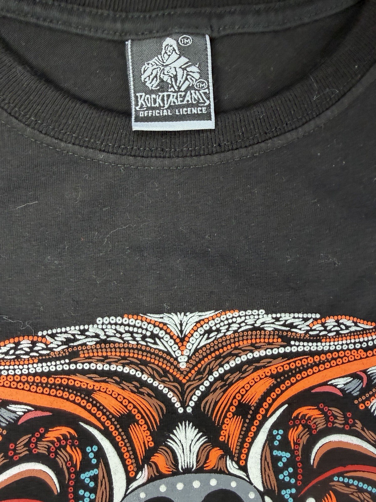 Grizzly Bear Colorful Artsy T-Shirt Small Black Short Sleeve Animal Wildlife gallery