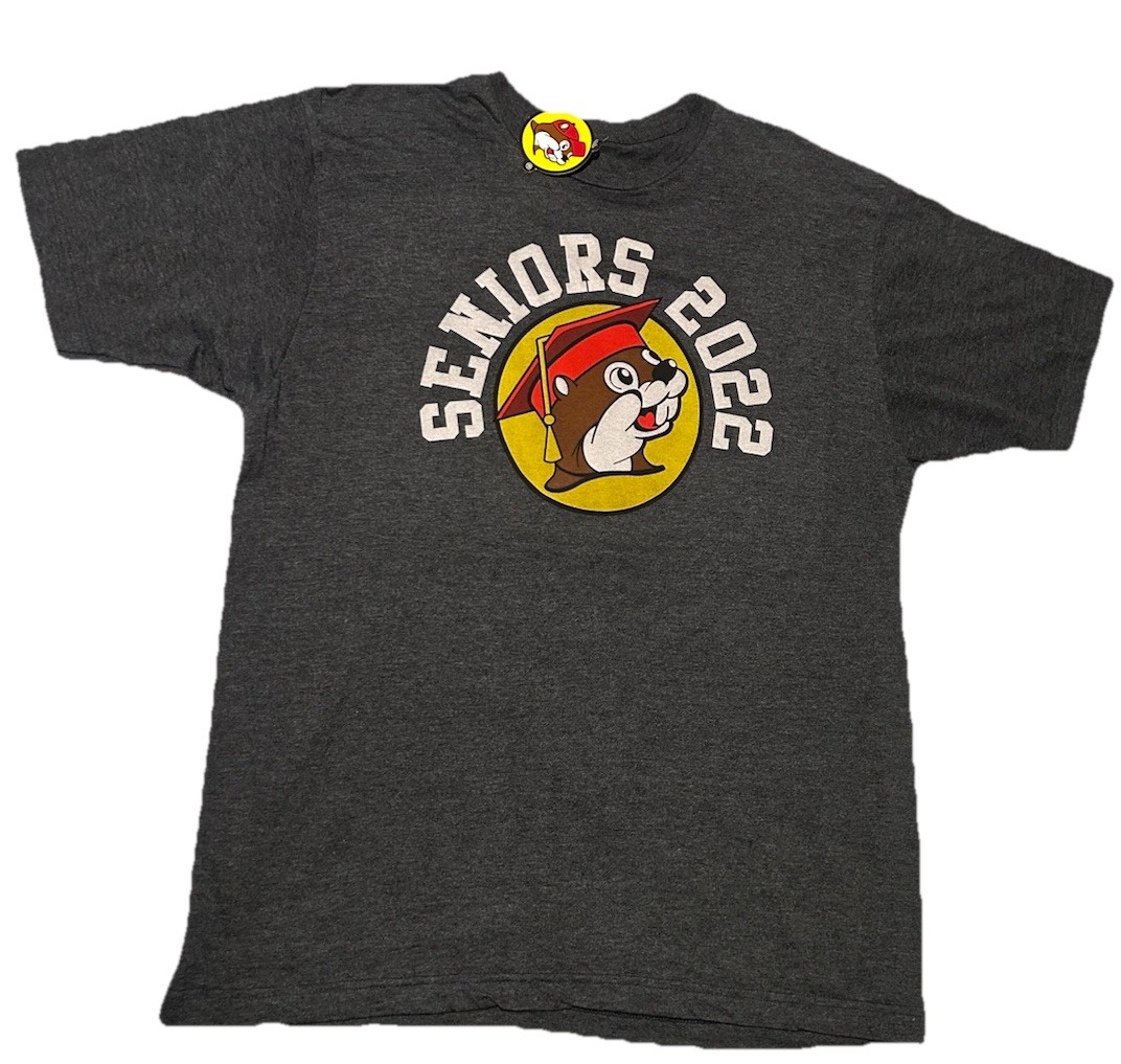 BUC-EES 2022 Seniors XL T Shirt Most Likely To Eat Weight in BEAVER NUGGETS gallery