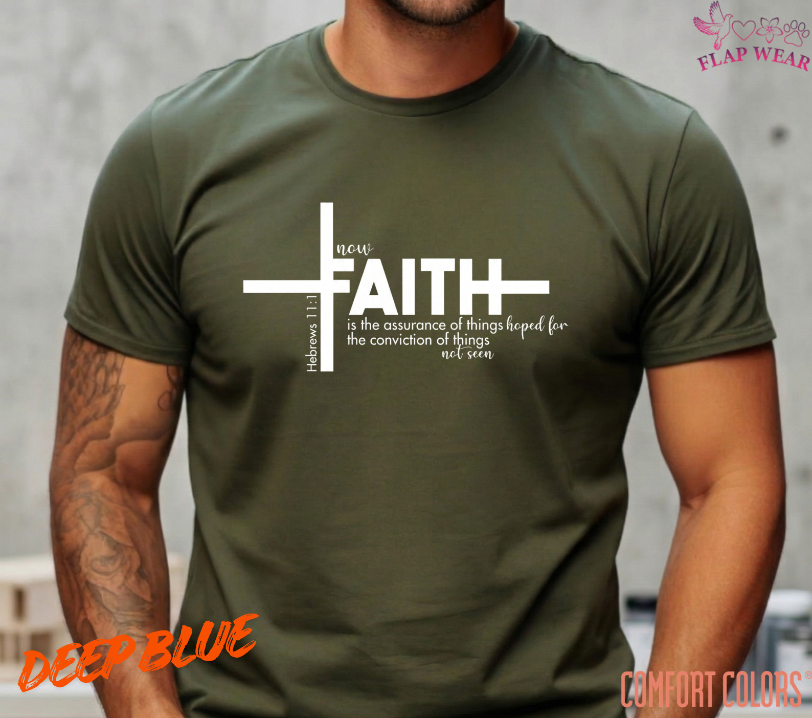 Unisex Hebrews 11:1 Christian T-Shirt, Men T shirt,Women T shirt Gift Religio gallery