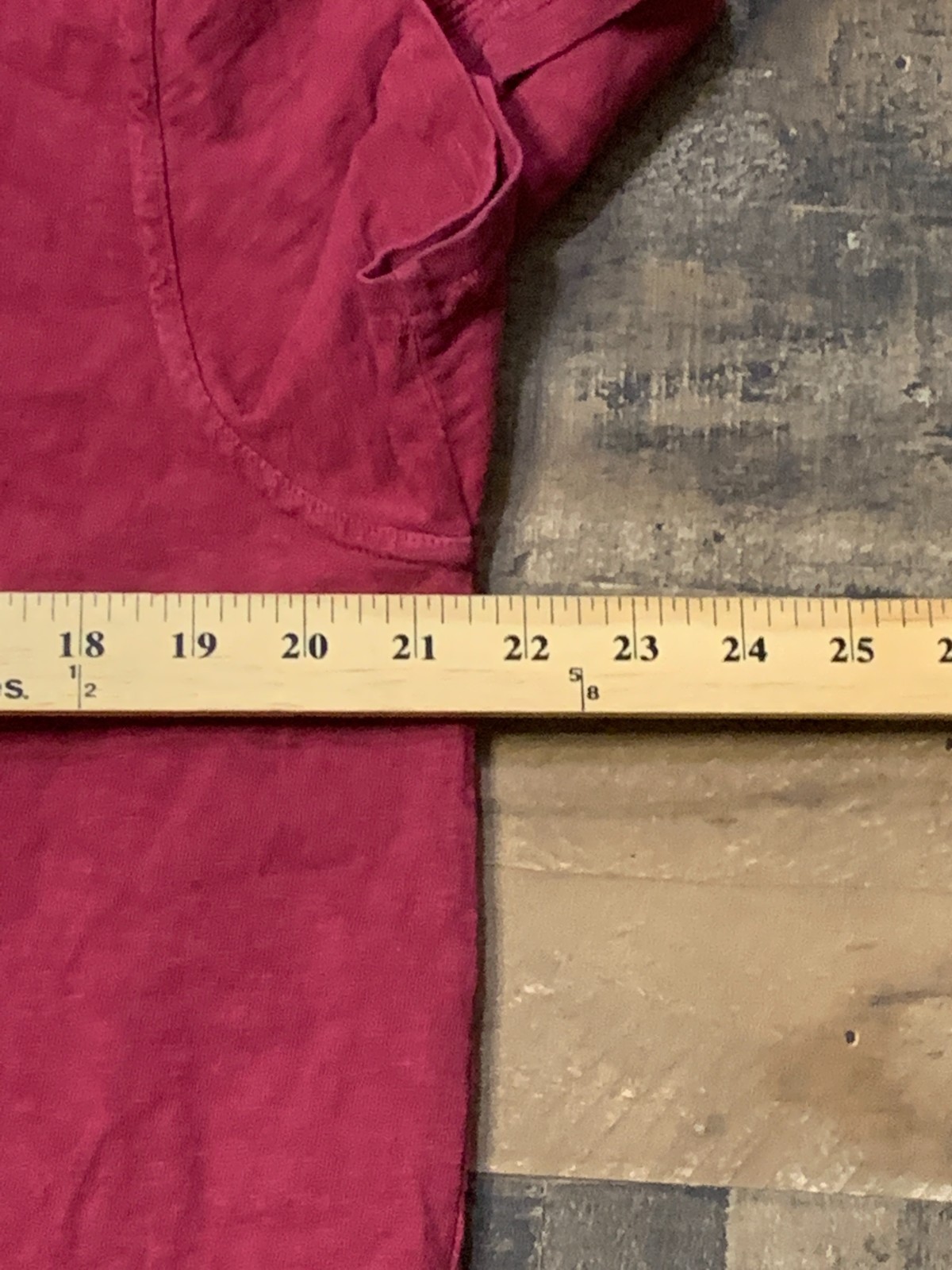 American Giant Shirt Mens Medium Burgundy Red Henley Preppy Pullover Made USA gallery