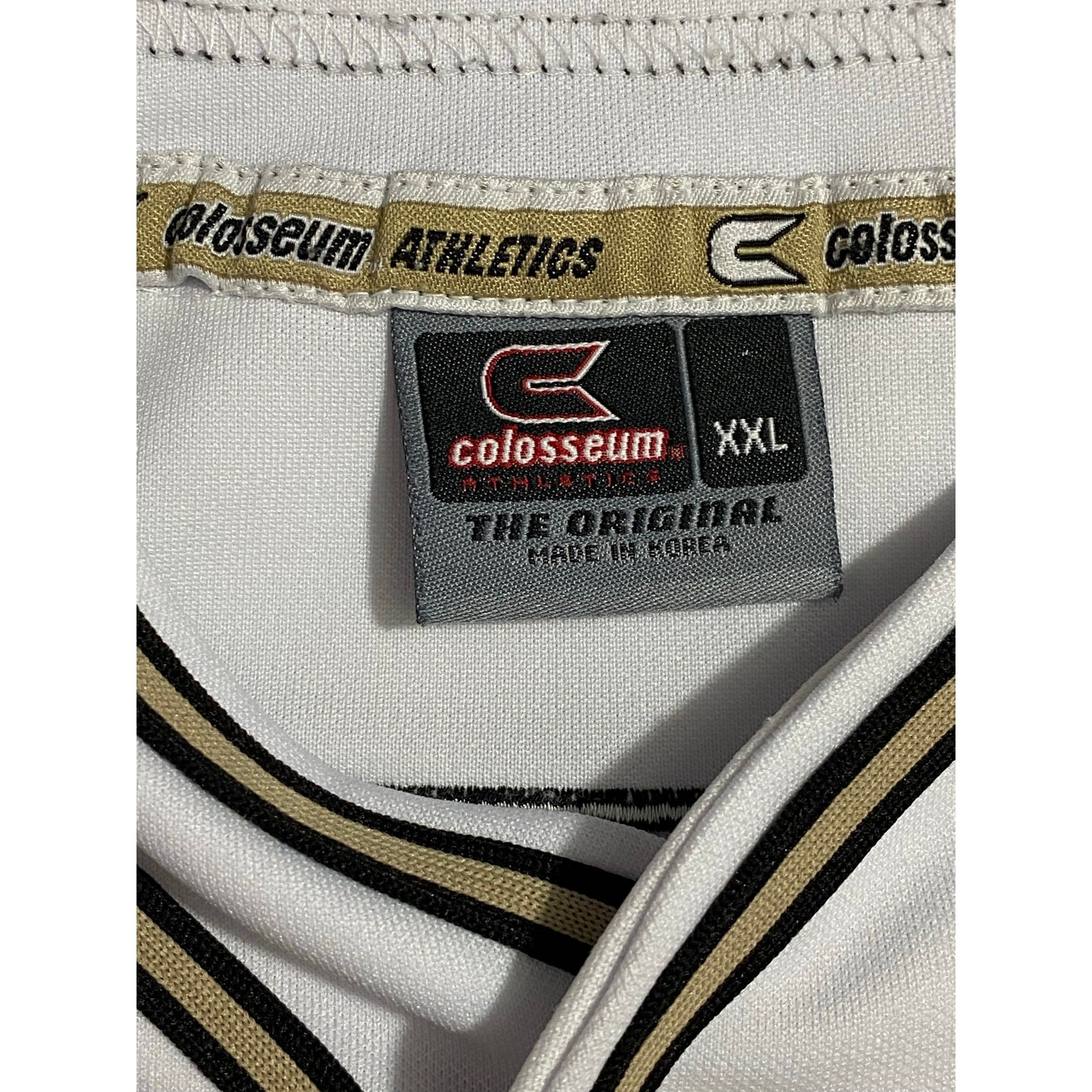 Colosseum Athletics Jesus Christ Baseball Jersey — White Stitch Logos 2XL gallery