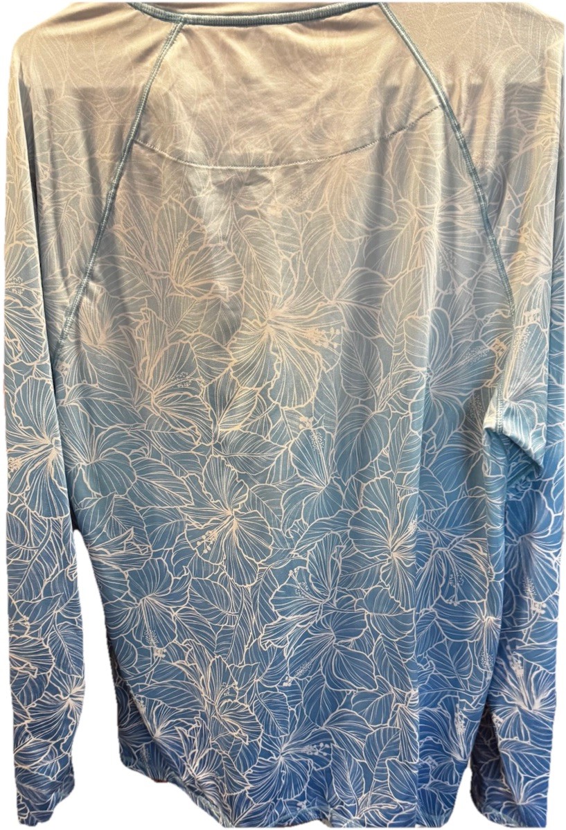 Men's L Tommy Bahama Island Zone Crew Neck Shirt Fishing Beach Outdoor Tye Dye gallery