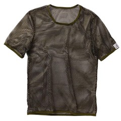Mesh See Through Men TShirt Fishnet Short Sleeve Clubwear Undershirt Tee