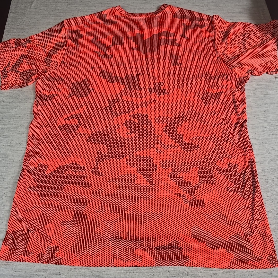Sport-Tek Baseball Crazy Shirt 2XL Orange Camo Mesh ST370 Performance Tee gallery