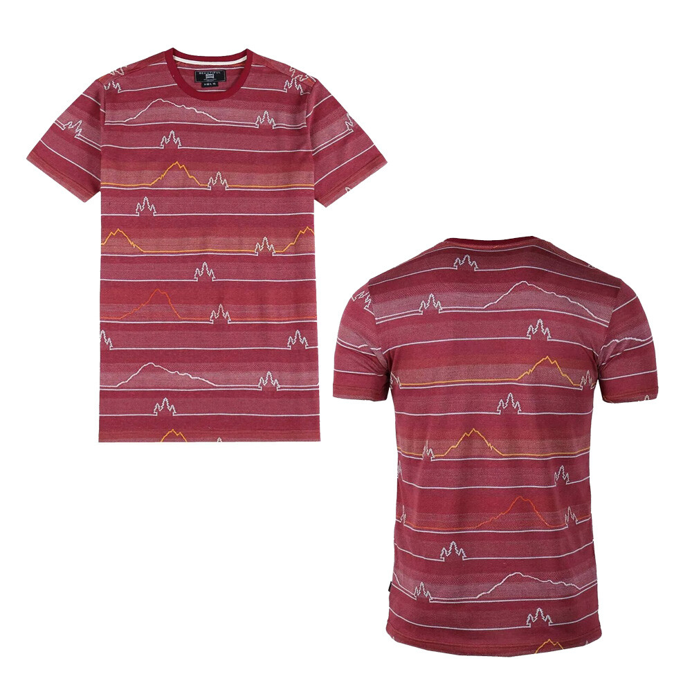 Beautiful Giant Men's Striped Cotton T-shirt Jacquard Regular Outdoor gallery