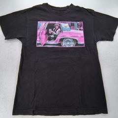 DGK Pinky Next Friday Short Sleeve Graphic Crew Neck Shirt Mens Size M Black