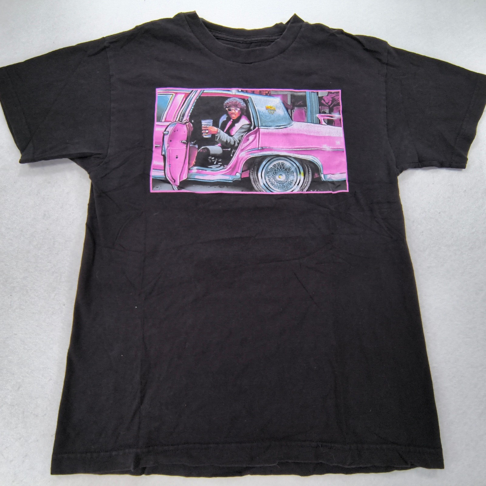 DGK Pinky Next Friday Short Sleeve Graphic Crew Neck Shirt Mens Size M Black gallery