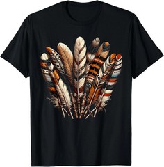 Native American Indian Feather Tee Gift Unisex T-Shirt