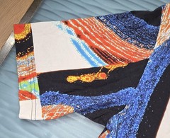 $521 Ambush Men’s Black Cotton Multicolor Short Sleeve Crewneck T-Shirt Size L