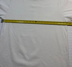 Tommy Jeans Off White Flag Logo Graphic T-Shirt Unisex Size L