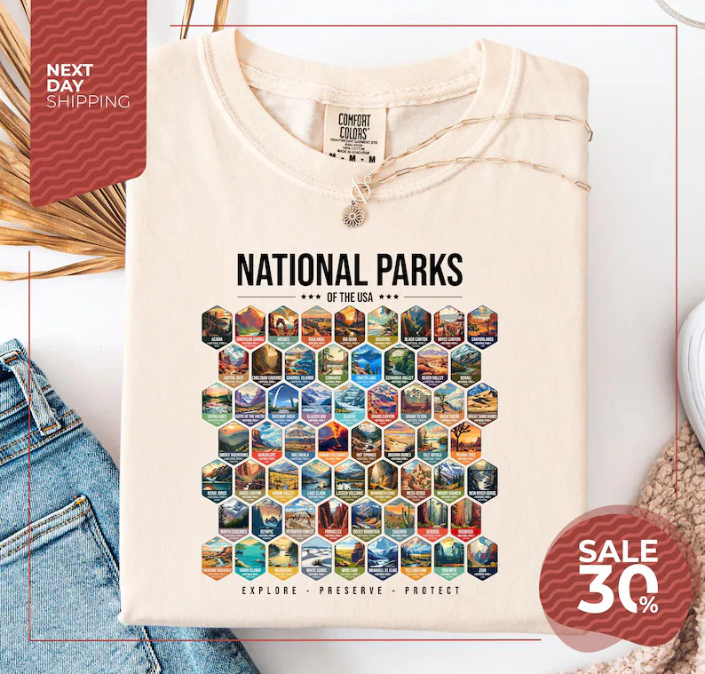 National Parks Comfort Tee US Park Lover Gift Nature