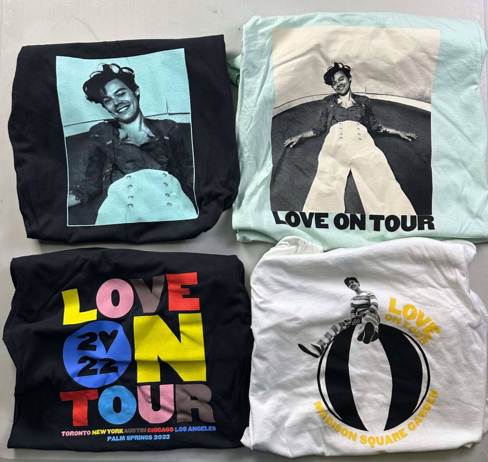 Lot of 4 Harry Styles Love On Tour T-Shirts Pick Your Size! gallery
