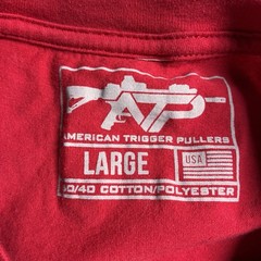 American Trigger Pullers 3C75 Lightning Graphic Long Sleeve Shirt Men’s L Red
