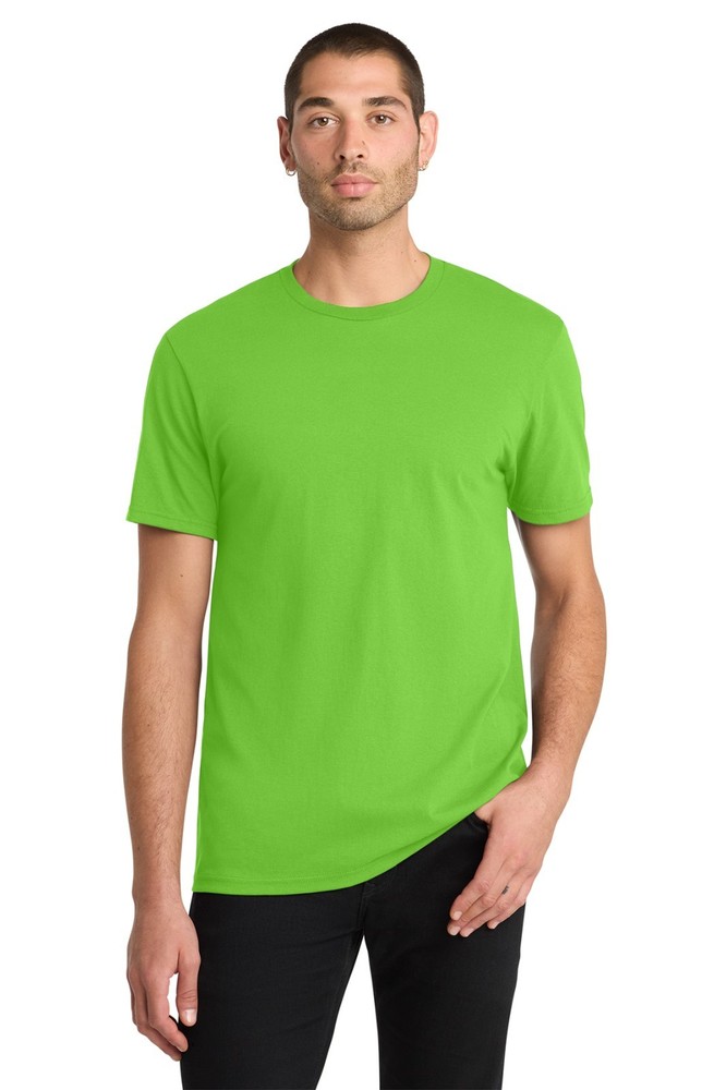 District The Concert Tee DT5000 Neon Green 2XL