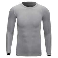 Men’s Winte Warmer Long Sleeve Moisture Wicking T-Shirt Gym Tight Shirt Liner US