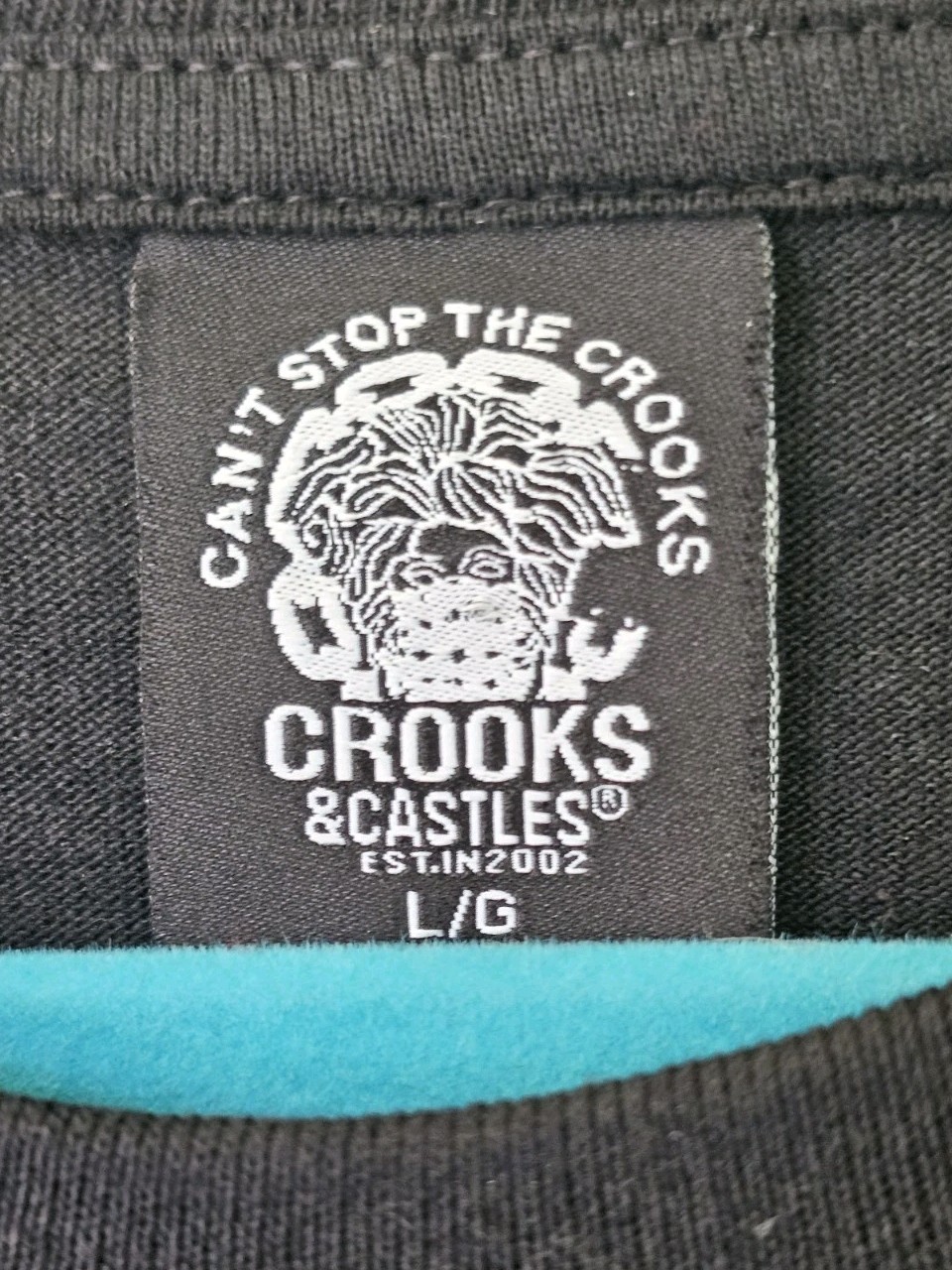 Crooks & Castles T-Shirt Men's Size Large Crooks Racing Second To None Team Tee gallery