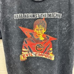 Vintage Style Rage Against The Machine Evil Empire T Shirt XL Acid Stone Wash